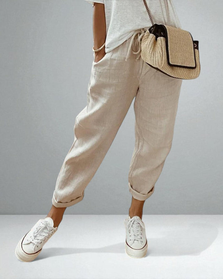 The Ella Linen Pant