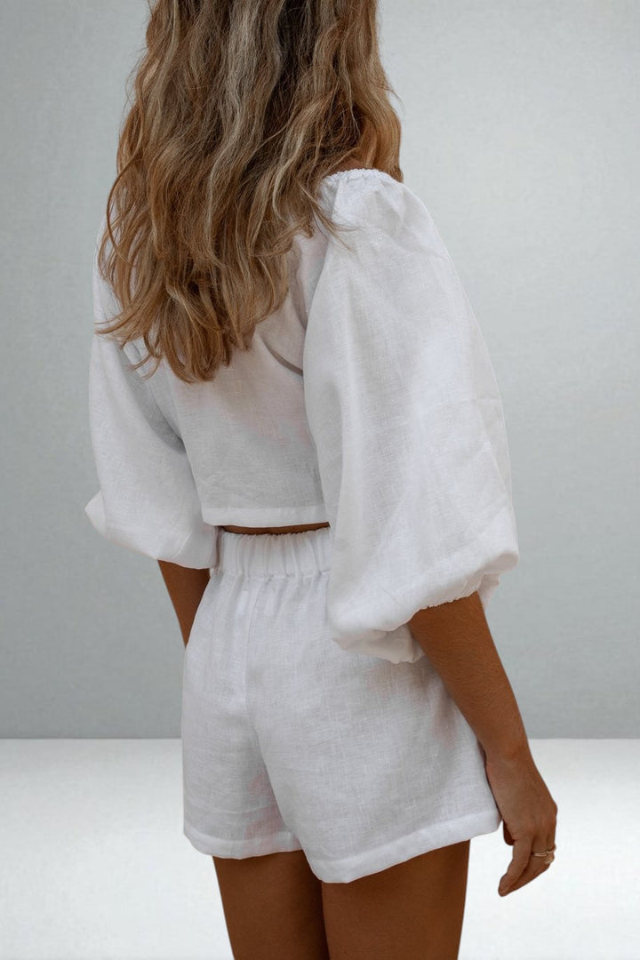 The Almira Tie-Front Two-Piece Set