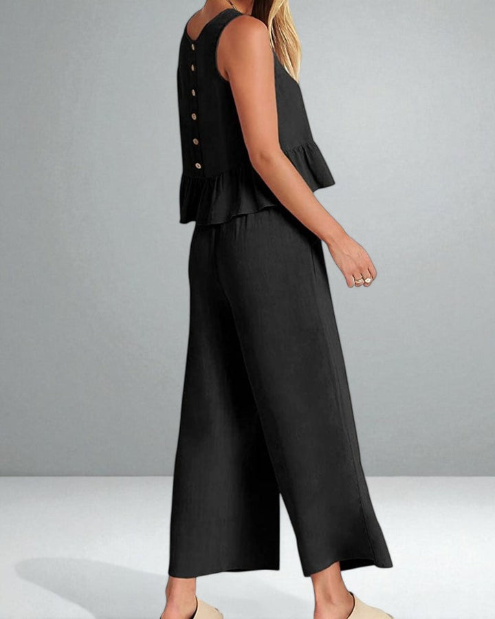 The Roxanne Ruffled Set